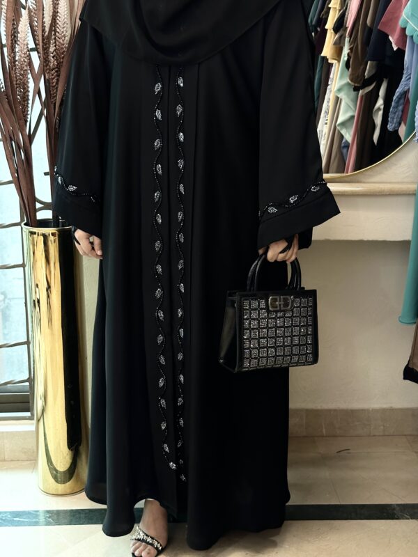 Luna Luxe-Hand Embellished Abaya - Image 3